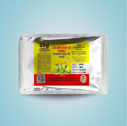 SALMAN BHAI KI DAWAI WITH NATURAL HERBS POWDER SACHET 25G FOR ALOPECIA AND BALD